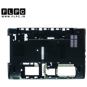 تصویر قاب کف لپ تاپ ایسر Acer Aspire 5741 - Cover D مشکی-رم ریدر سمت راست 