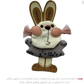 تصویر تکه دوزی طرح خرگوش 