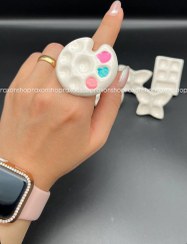 تصویر پالت ترکیب رنگ سرامیکی انگشتی ناخن 