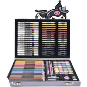 تصویر چمدون رنگ امیزی و نقاشی 