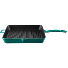 تصویر ماهیتابه گریل چدن مربع وو کیچن‌ور مدل پورفاند آبی 25 سانتی ارسال 7 روز کاری