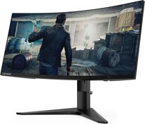 تصویر مانیتور گیمینگ 34 اینچ منحنی لنوو مدل G34W 10 Ultra Wide Lenovo G34W 10 Ultra Wide 34Inch Gaming Monitor