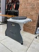 تصویر توالت فرنگی دیواری تاشو سینکو آلومینیومی با قیف SINCO Foldable Wall-Mounted Aluminum Toilet with Funnel