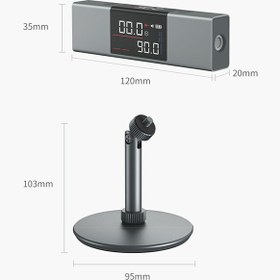 تصویر تراز و زاویه سنج شیائومی مدل DUKA (ATuMan) LI1 Xiaomi level and protractor model DUKA (ATuMan) LI1