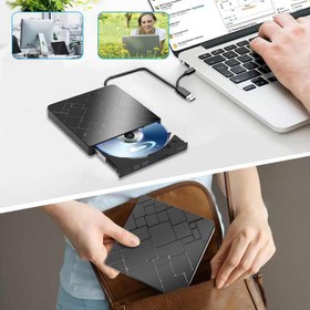 تصویر درایو بلوری اکسترنال دی وی دی رایتر ‎Custom Catch 