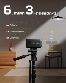 تصویر متر دیجیتال Fanttik A10 Pro Fanttik A10 Pro ist ein 2-in-1 digitales Messgerät