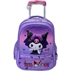 تصویر کیف مدارسی چرخ‌دار کرومی شیک نی نی پا 