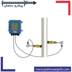 تصویر فلومتر التراسونیک clamp on مدل TUF-2000B ، دبی سنج التراسونیک Ultrasonic flow meter TUF-2000B - WALL MOUNT- CLAMP ON