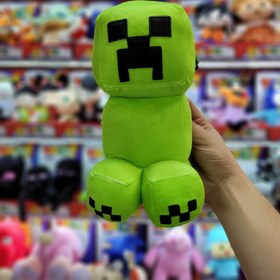 تصویر عروسک ماینکرافت مدل کریپر سایز ۲۵ سانت 