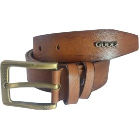 تصویر کمربند چرم طرح گوچی، مدل PL125 