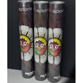 تصویر توپ بدمینتون پر PRO کد 012 