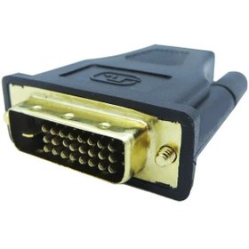 تصویر تبدیل DVI-D نر به HDMI ماده فرانت Faranet HDMI A/F to DVI (24+1) M Adapter