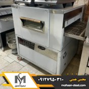 تصویر فر پیتزا ریلی دهنه ۷۰ سانتی نوژن موتور پایین 