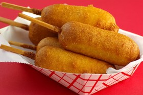 تصویر دستگاه کورن داگ ساز کره ای corn dogs machine