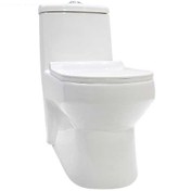 تصویر توالت فرنگی یک تکه وینر سفید ساده درجه 1 گلسار 