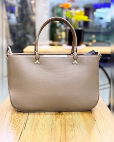 تصویر کیف زنانه چرم صنعتی مدل قایقی Women's Industrial Leather Handbag – Boat Style