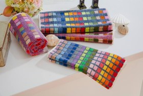 تصویر حوله دستی ۳۰ در۶۰ شطرنجی 