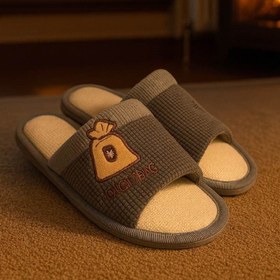 تصویر دمپایی حوله ای مردانه مانی بگ 