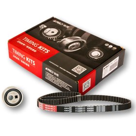 تصویر کیت تسمه تایم پژو 405 فیلد (با سفت کن فلزی-XU7-XUM-hnbr) Field Field Peugeot 405 Timing Belt Kit
