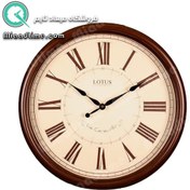 تصویر ساعت دیواری چوبی لوتوس مدل BROOKSVILLE کد W-355 