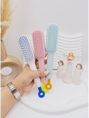 تصویر برس مو جادویی ترند آنتی باکتریال مدل اهرم دار - سفید 