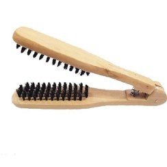 تصویر برس چوبی کراتین لیز مدل 1707 دوطرفه 