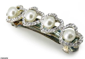 تصویر گل سر مرواریدی طرح قلب 