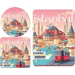 تصویر مگنت یخچال طرح استانبول 