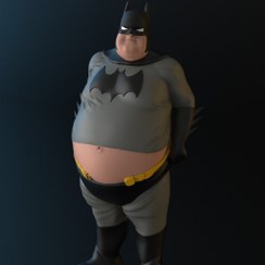 تصویر فیگور بتمن چاق - فیگور از برند فیگوراچی Batman figure