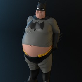 تصویر فیگور بتمن چاق - فیگور از برند فیگوراچی Batman figure