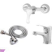 تصویر ست شیرآلات ترنم مدل یونیک کد CH3 مجموعه 3 عددی 