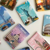 تصویر جلد پاسپورت و شناسنامه طرح شهرهای جهان 