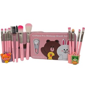 تصویر ست براش 12 تکه میشا متفرقه Misha Brush Set 12pcs