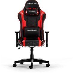 تصویر صندلی گیمینگ DXRacer مدل P132 مشکی قرمز 
