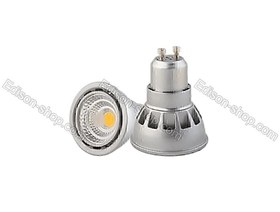 تصویر لامپ هالوژن 3 وات COB\LED نمانور(هالی استار) آفتابی(زرد) سرپیچ GU10 