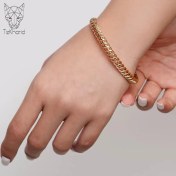 تصویر دستبند النگویی ژوپینگ پیچک طلایی ignite super gold ivy xuping bracelet