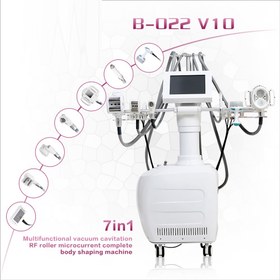 تصویر دستگاه لاغری حرفه‌ای با تکنولوژی RF مدل V10 انزو ایتالیا Enzo Italy Professional RF Vacuum Roller Cavitation V10 Body Vela Slimming Machine