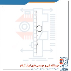 تصویر پراب ترموکوپلی نوع T مناسب دماسنج 108 تستو مدل 06021080 Standard TC Penetration Probe TESTO 06021080