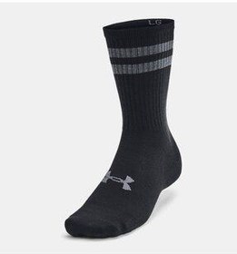 تصویر جوراب ورزشی مشکی مردانه و زنانه های خدمه 6 بسته UA ISESISE 1387058 101 Under Armour 