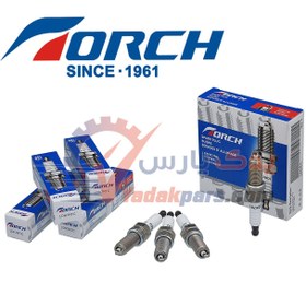 تصویر شمع پراید یورو4 برند تورچ چین(بسته4عددی) ا TORCH Spark Plug LDK7RTC CHINA TORCH Spark Plug LDK7RTC CHINA