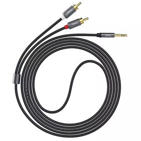 تصویر کابل انتقال صدا با دو خروجی هوکو Hoco Cable dual RCA to 3.5mm UPA10 