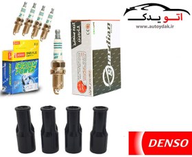 تصویر پک افزایش شتاب و قدرت تقویتی حرفه ای لیفان X60 - وایر بوت و شمع هیوندایی سوزنی ایریدیوم 2741023700 