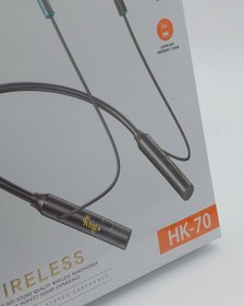 تصویر هدفون بلوتوث گردنی کینگ پلاس KING+ HK-70 King Plus Neck Bluetooth Headphones HK-70