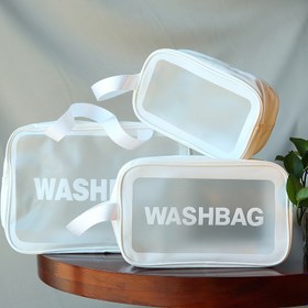 تصویر کیف آرایشی واش بگ مشکی washbag 