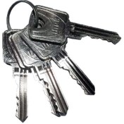 تصویر ساخت کلید ساده برنجی برای قفل برقی یوتاب 