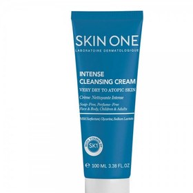 تصویر کرم پاک کننده اسکین وان اینتنس مناسب پوست خیلی خشک تا اتوپیک Skin One Intense Cleansing Cream Very Dry to Atopic Skin 100ml