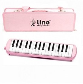 تصویر ملودیکا 32K MELODIKA با کیف صورتی Lino 