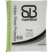 تصویر کاور کاغذ سوپربایند سایز A4 بسته ۱۰۰ عددی ۵۰ میکرون 
