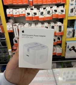تصویر شارژر اپل 40 وات سه پین بدون کابل اصل harger Apple 40W Three Pin