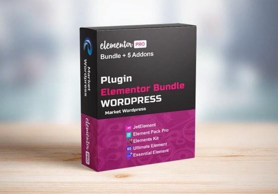 خرید و قیمت Elementor Pro Bundle Free Download + 5 Addons | ترب